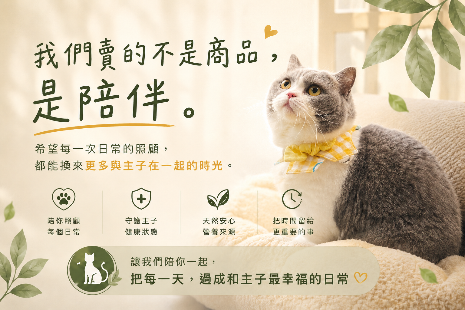 我們賣的不是商品，是陪伴 — 金牌鏟屎官
