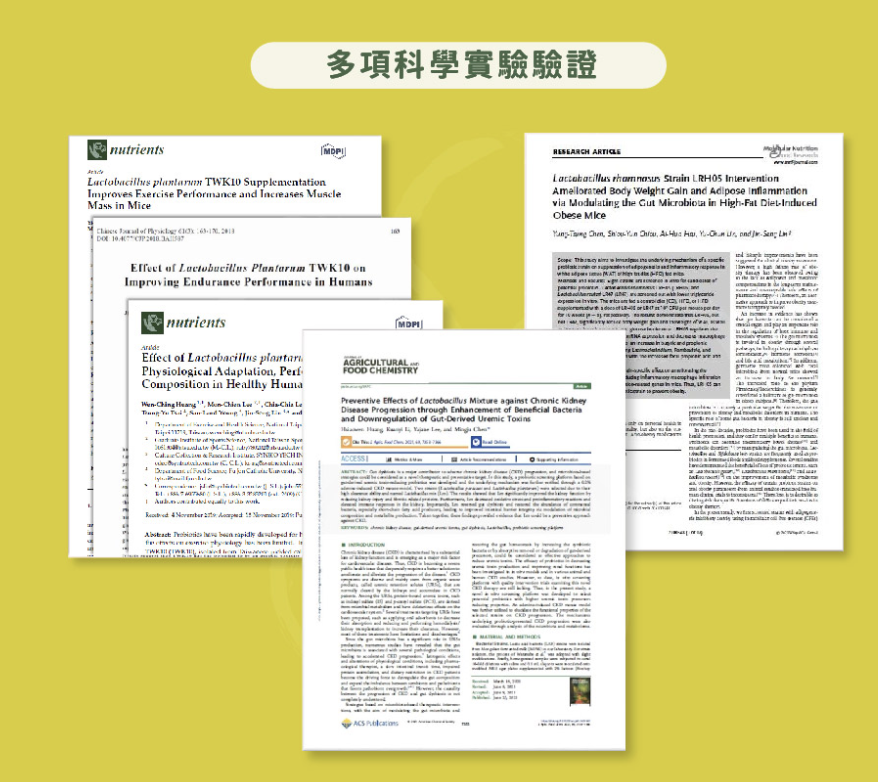 多項科學文獻實驗驗證